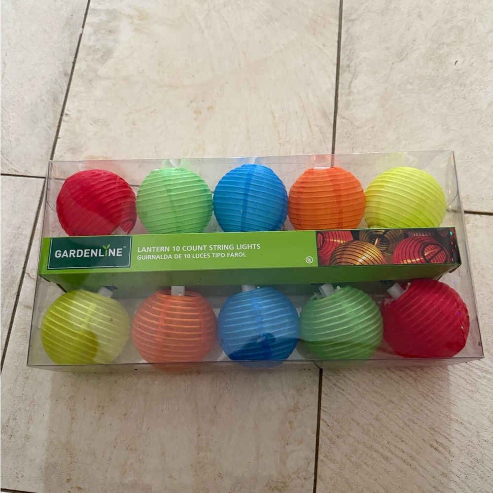 Multicolor Lantern String Lights